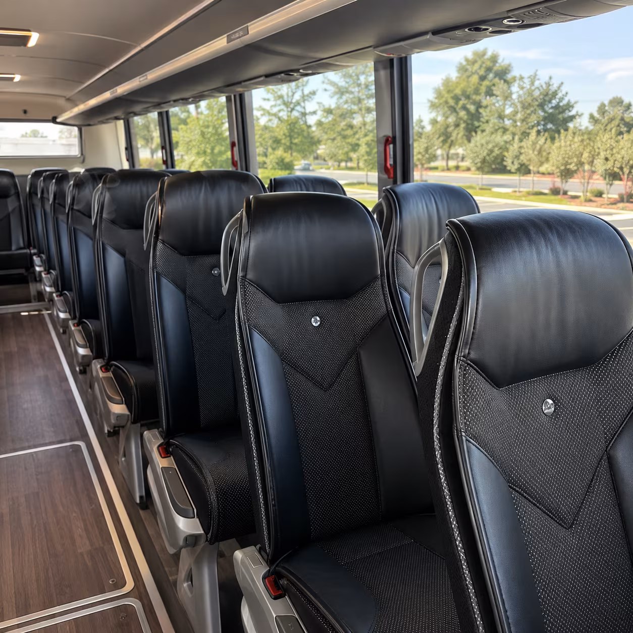 daly city charter bus interior
