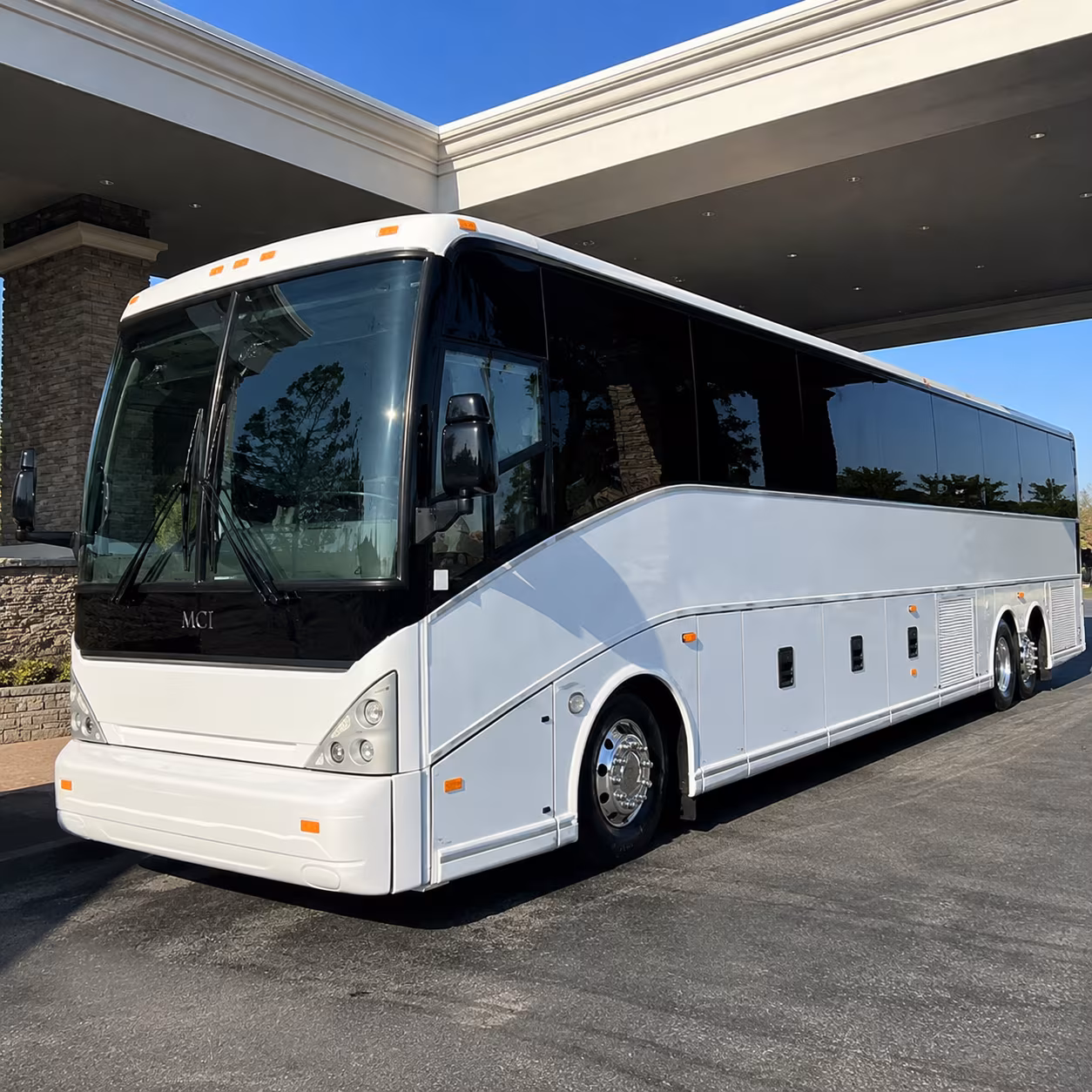 daly city charter bus services exterior