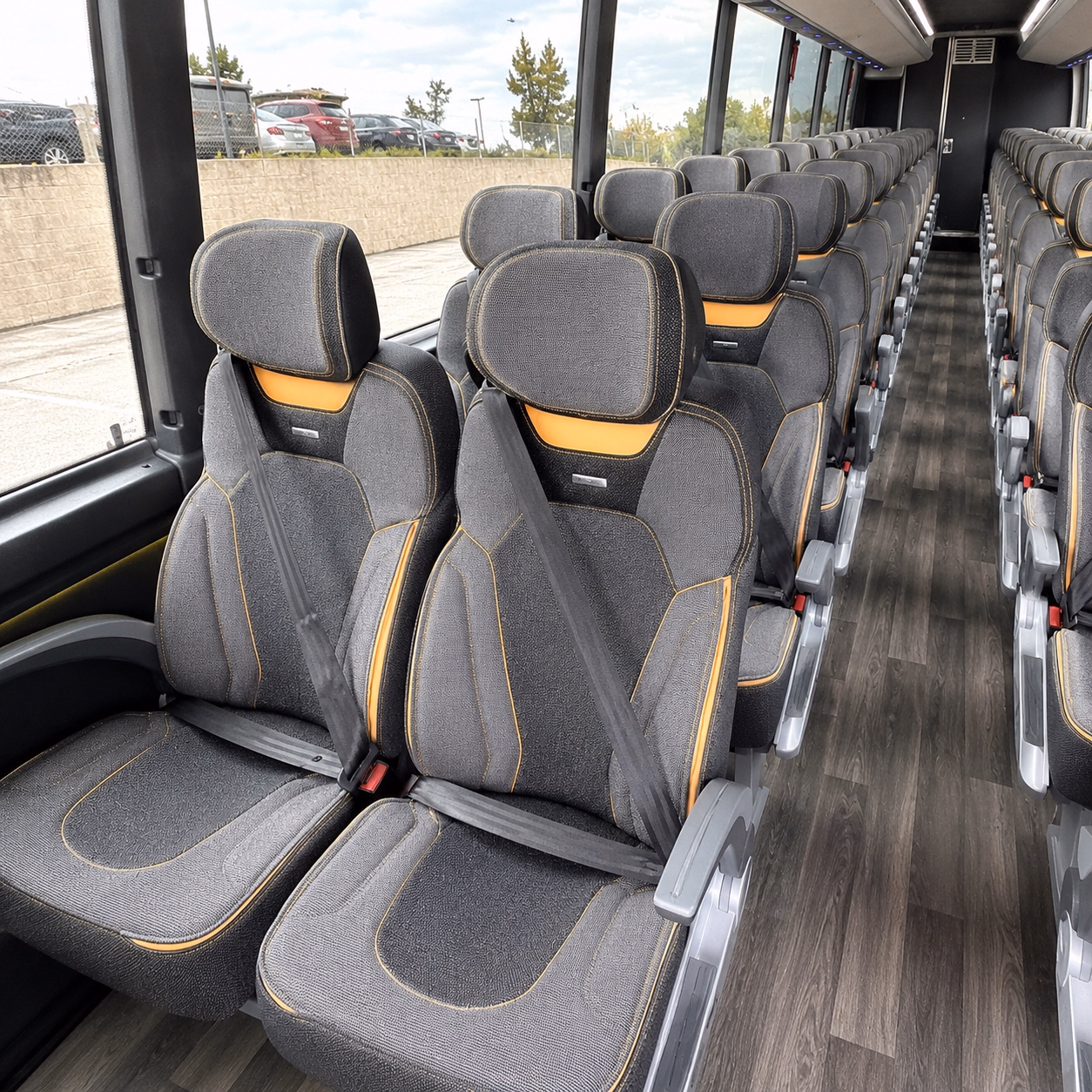 daly city charter bus services interior
