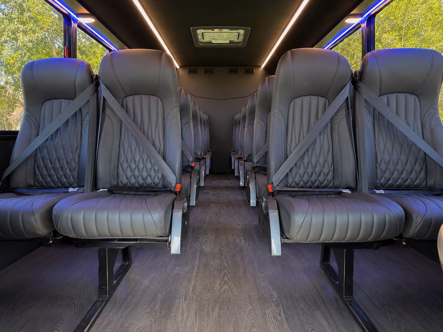 daly city corporate event transportation onboard seating