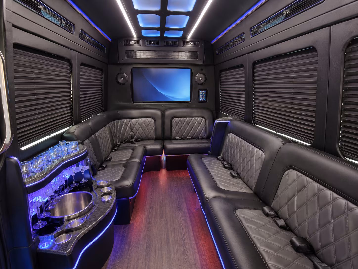 daly city party bus interior